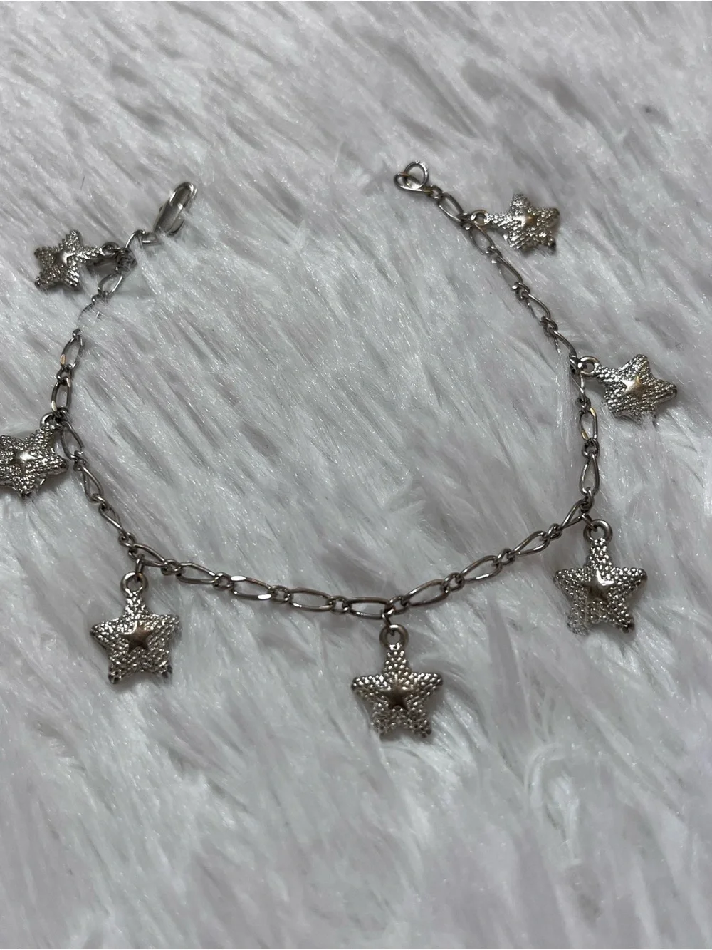 Silver Plated StarfishCharm Bracelet